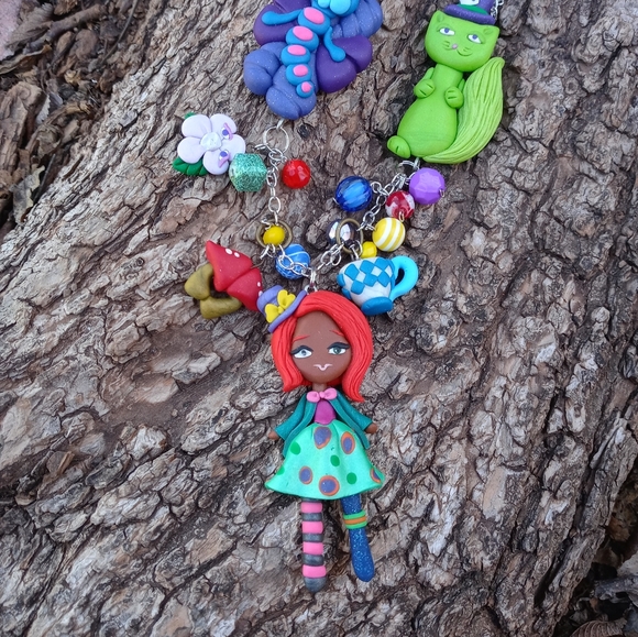 Jewelry - 🌺Mad Hatter 🍄 Girl 🌞🥝 Necklace